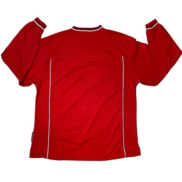 VINTAGE Tampa Bay‎ Buccaneers Sweatshirt Mens XL Red  V Neck NFL Football - Picture 7 of 12